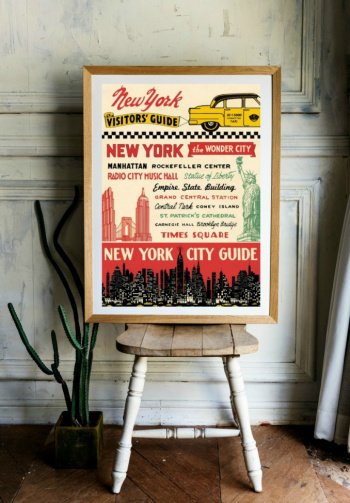 Plakat - New York Vintage