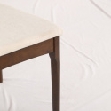 Stol \'Fager\' - Valnött/Beige