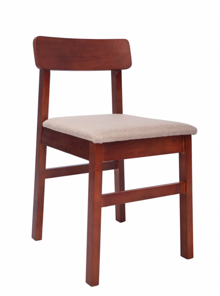 Stol \'Ålesund\' - Valnøtt/Beige i gruppen Møbler / Sittemøbler / Stoler hos Reforma (WS-ND004-walnut-beige)