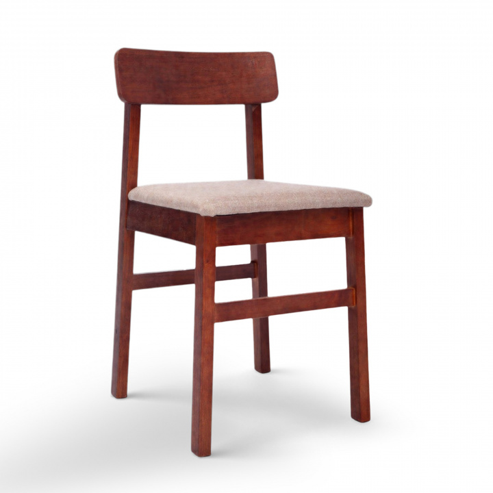Stol \'Ålesund\' - Valnøtt/Beige i gruppen Møbler / Sittemøbler / Stoler hos Reforma (WS-ND004-walnut-beige)