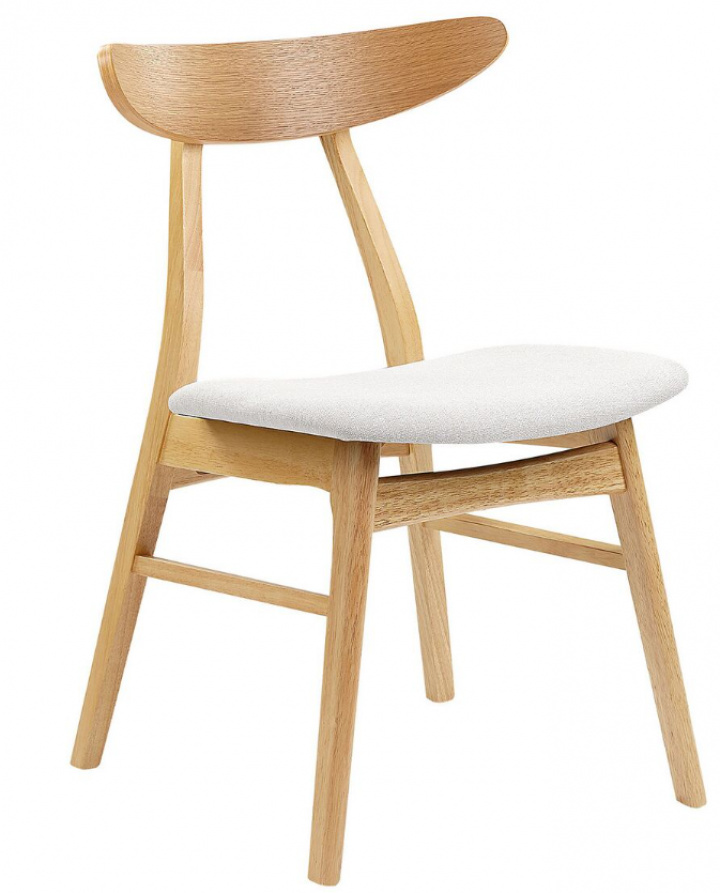 Stol \'Asta\' - Natur/Lyse grå i gruppen Møbler / Sittemøbler / Stoler hos Reforma (WS-ND007-natur-ljusgra)