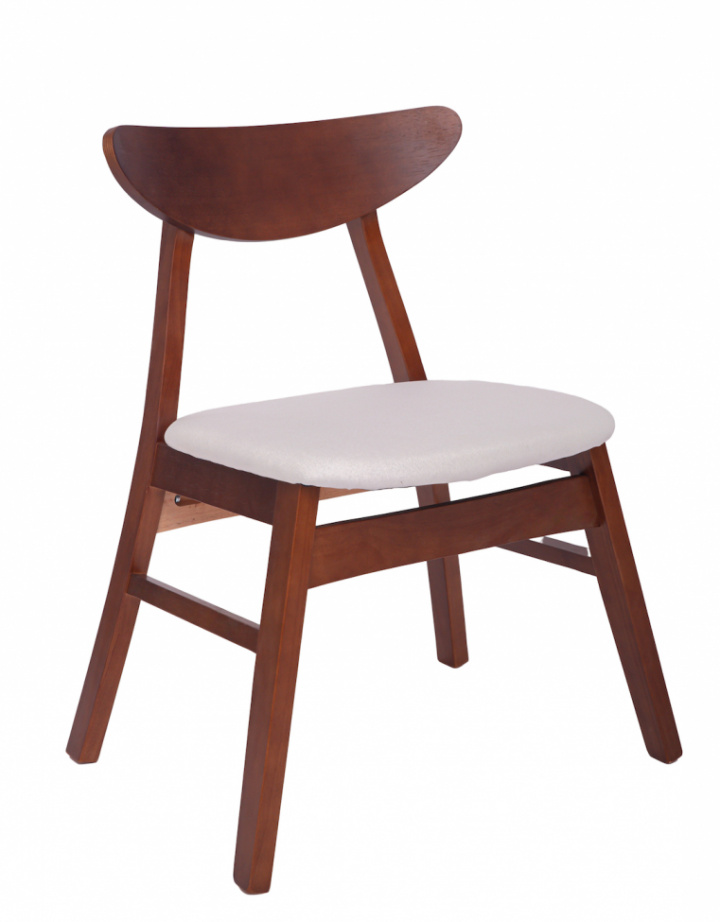 Stol \'Asta\' - Valnøtt/Hvit i gruppen Møbler / Sittemøbler / Stoler hos Reforma (WS-ND007-valnot-vit)