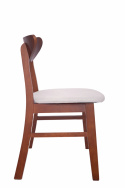 Stol \'Asta\' - Valnøtt/Hvit