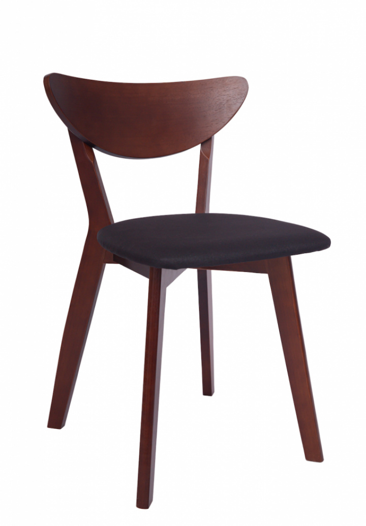 Stol \'Sirdal\' - Valnøtt/Mørkegrå i gruppen Møbler / Sittemøbler / Stoler hos Reforma (WS-ND010-walnut-darkgrey)