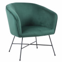 Lenestol \'Rio\' - Grønn / Fløyel