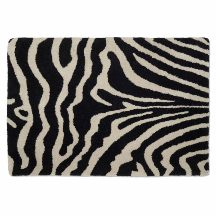 Drmatte 'Zebra' - svart / hvit