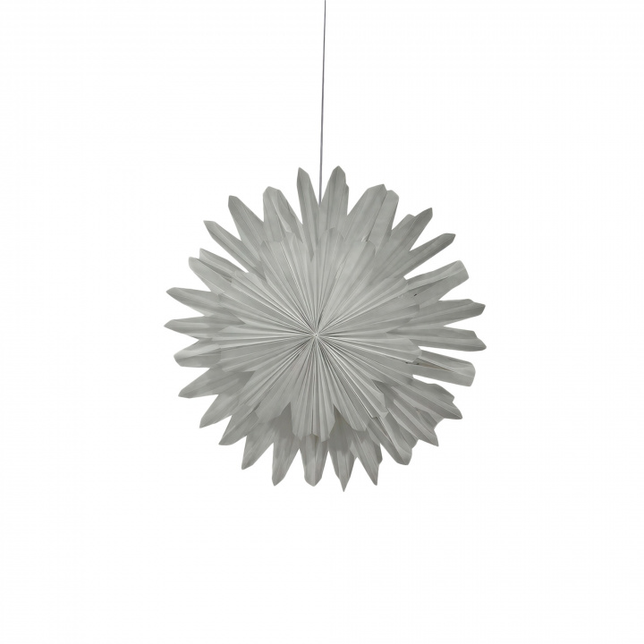Adventsstjerne 'Lucia' 60cm - Hvit