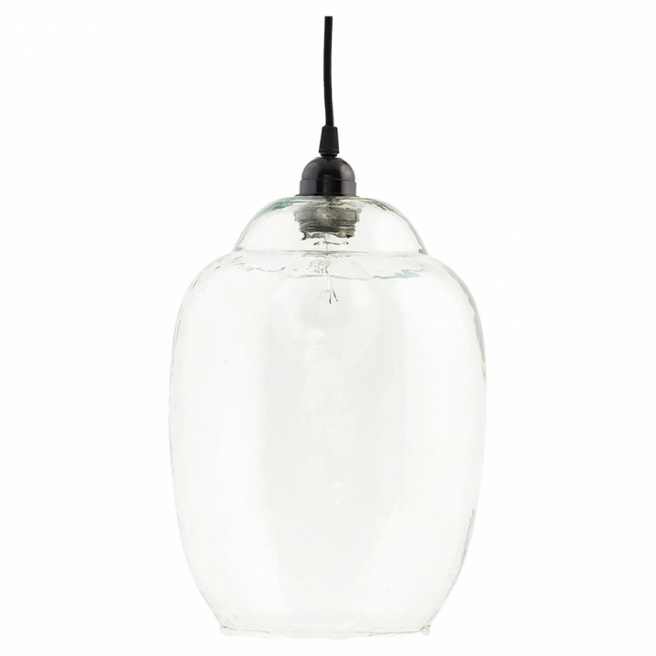 Lampeskjerm 'Goal' resirkulert glass - Hvit (L)