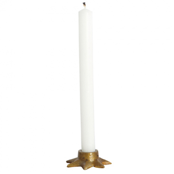 Lysestake \'Star\' -Gold i gruppen Interiør / Dekorasjon / Lyslykter & Lysestaker hos Reforma (ka0350g)