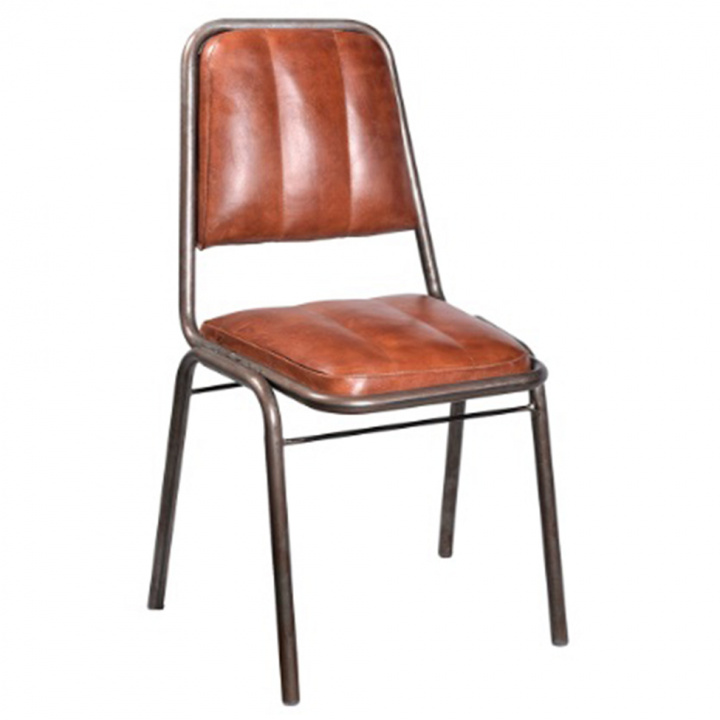 Stol 'Brooke' - Vintage/Lær