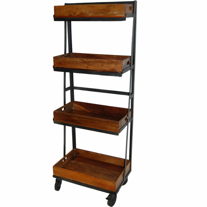 Oppbevaringshylle på hjul - Strykejern