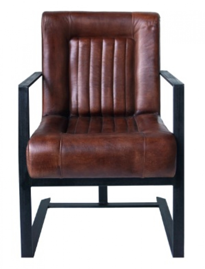 Lenestol - Vintage lær - Trademark Living