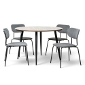 Spisegruppe \'Around Kungsholmen\' - 1 bord og 4 stoler