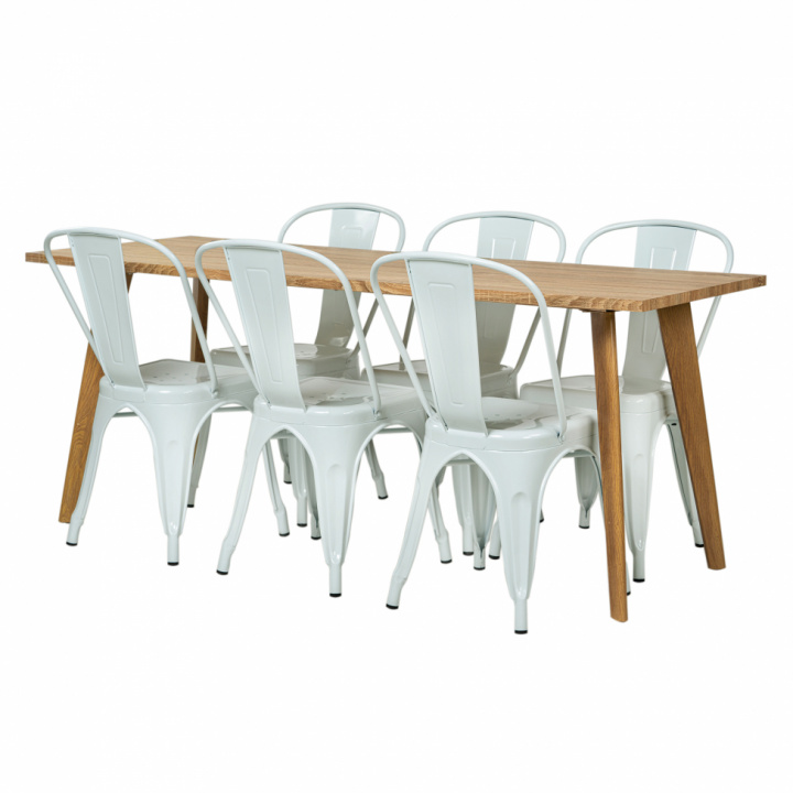 Spisegruppe \'Nordic Montmartre\' 1 Bord & 6 Stoler i gruppen Møbler / Bord / Spisegrupper hos Reforma (matgrupp33)