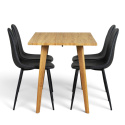Spisegruppe \'Nordic Shape\' - 1 Bord & 4 Stoler