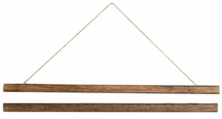 Plakathenger - Valnøtt 50 cm