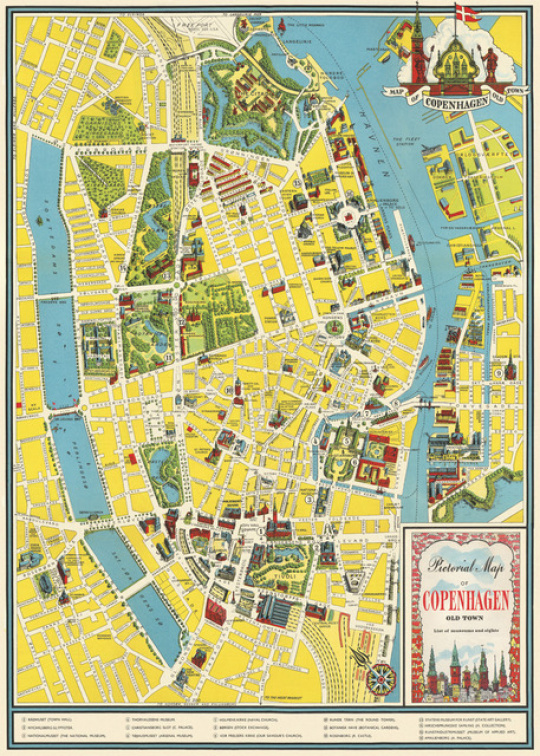 Poster - Kart over København