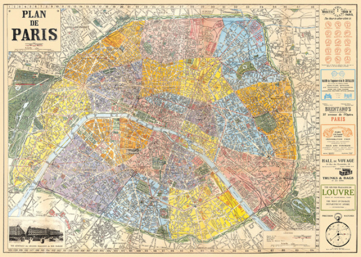 Plakat - Kart Paris